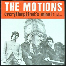 MOTIONS Everything (That's Mine) / There's No Place To Hide (Havoc SH 114) Holland 1966 PS 45